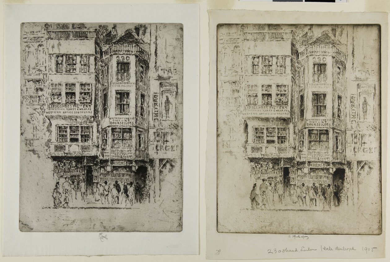 nr. 230 Strand af Joseph Pennell