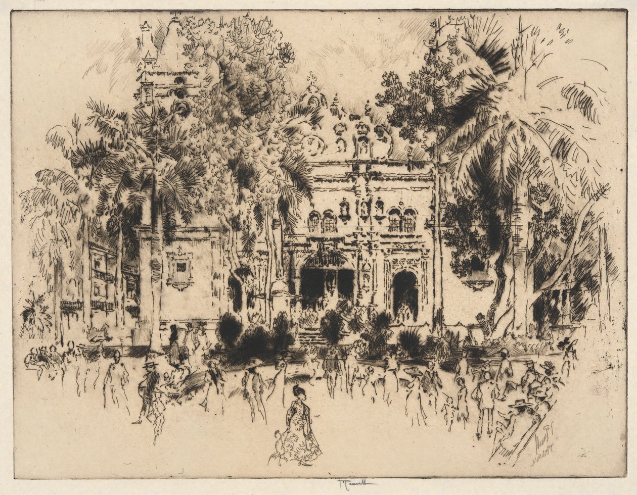 Gamle katedral af Joseph Pennell