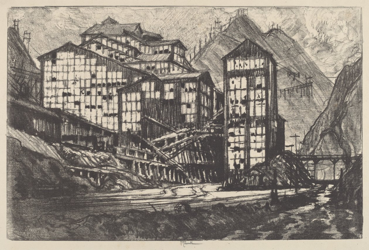 Gamle Million Eyes af Joseph Pennell