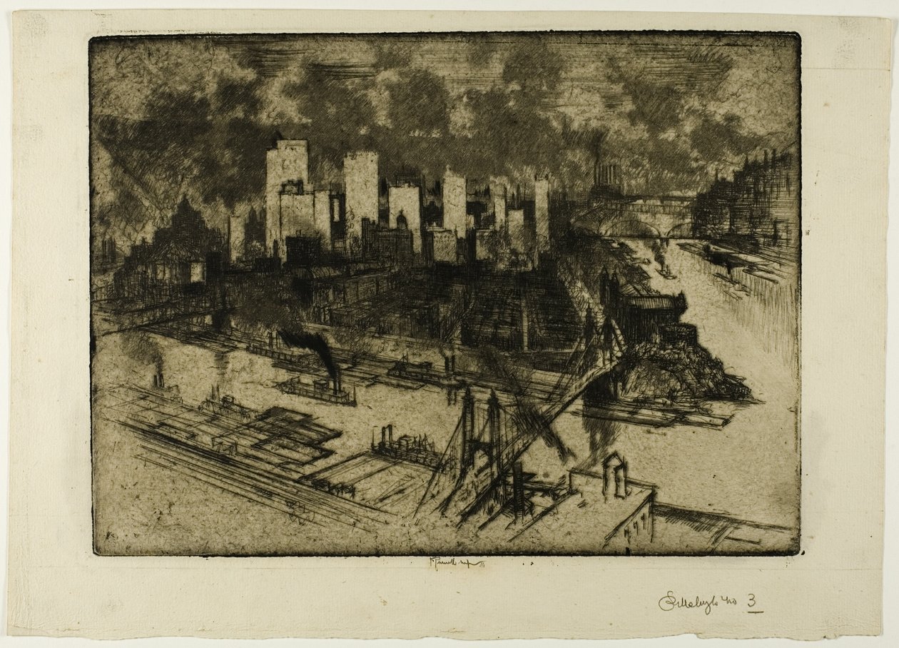 Pittsburgh, nr. 3 af Joseph Pennell