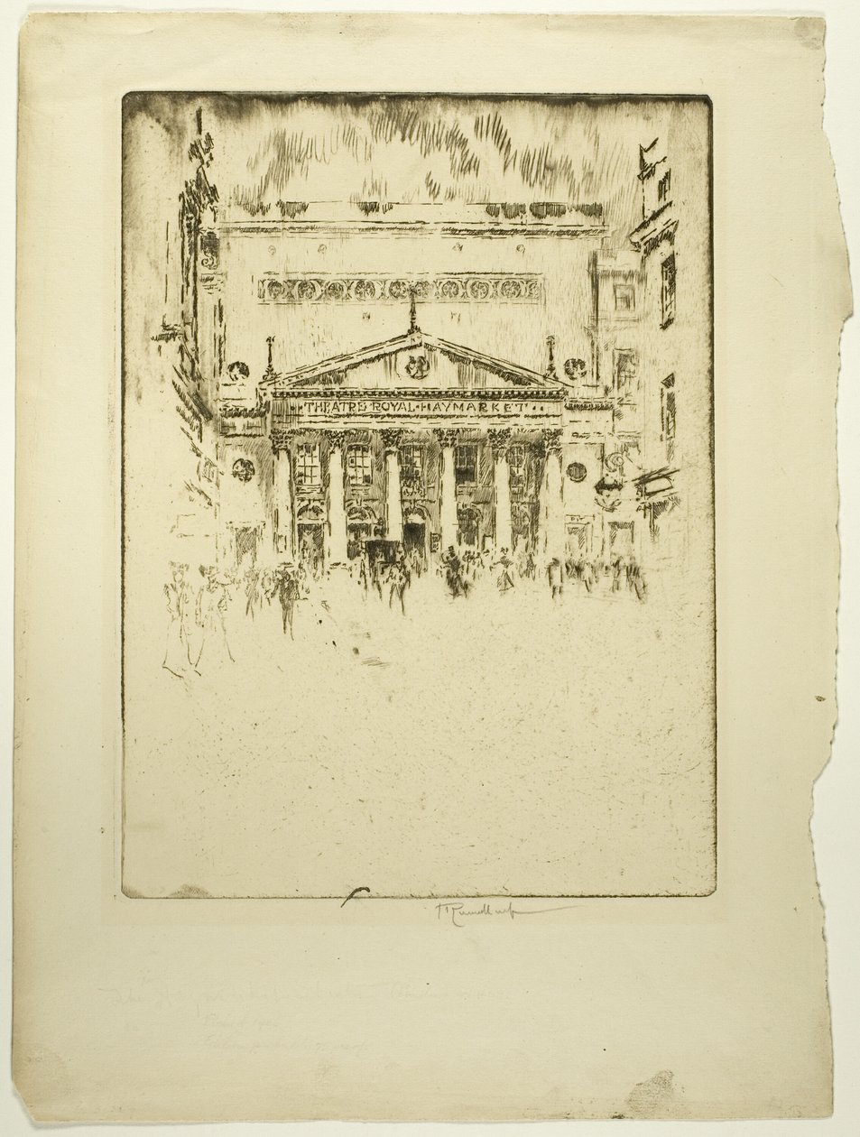 Royal Haymarket Teater af Joseph Pennell