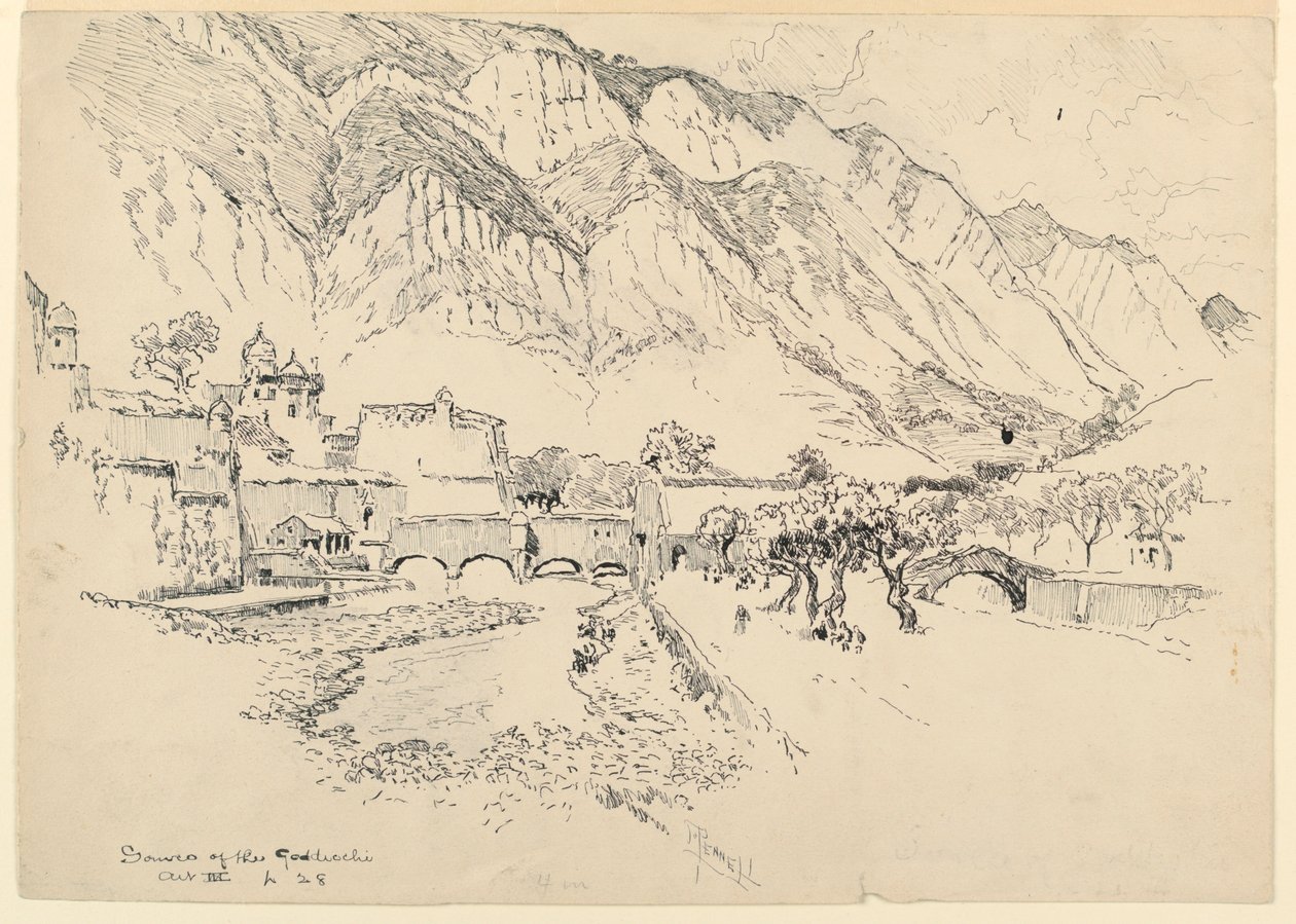 Kilden til Gordicchio af Joseph Pennell
