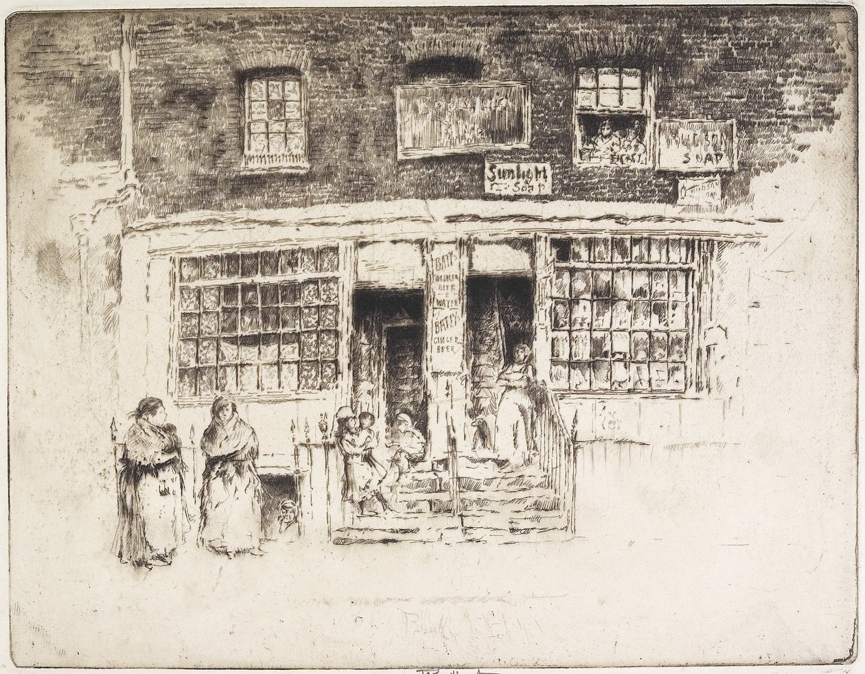 Sollys-sæbe, 1905 af Joseph Pennell