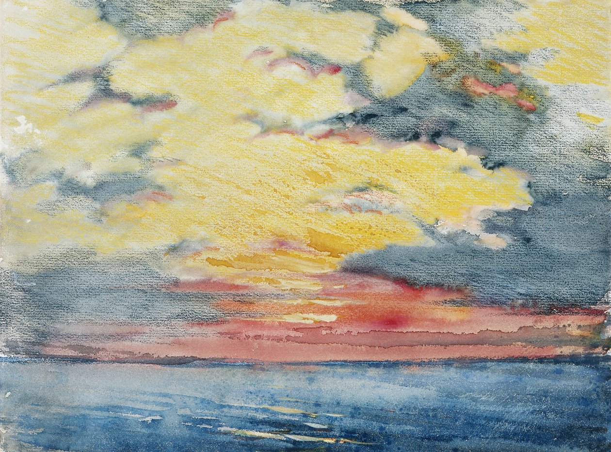 Solnedgang, Acapulco af Joseph Pennell