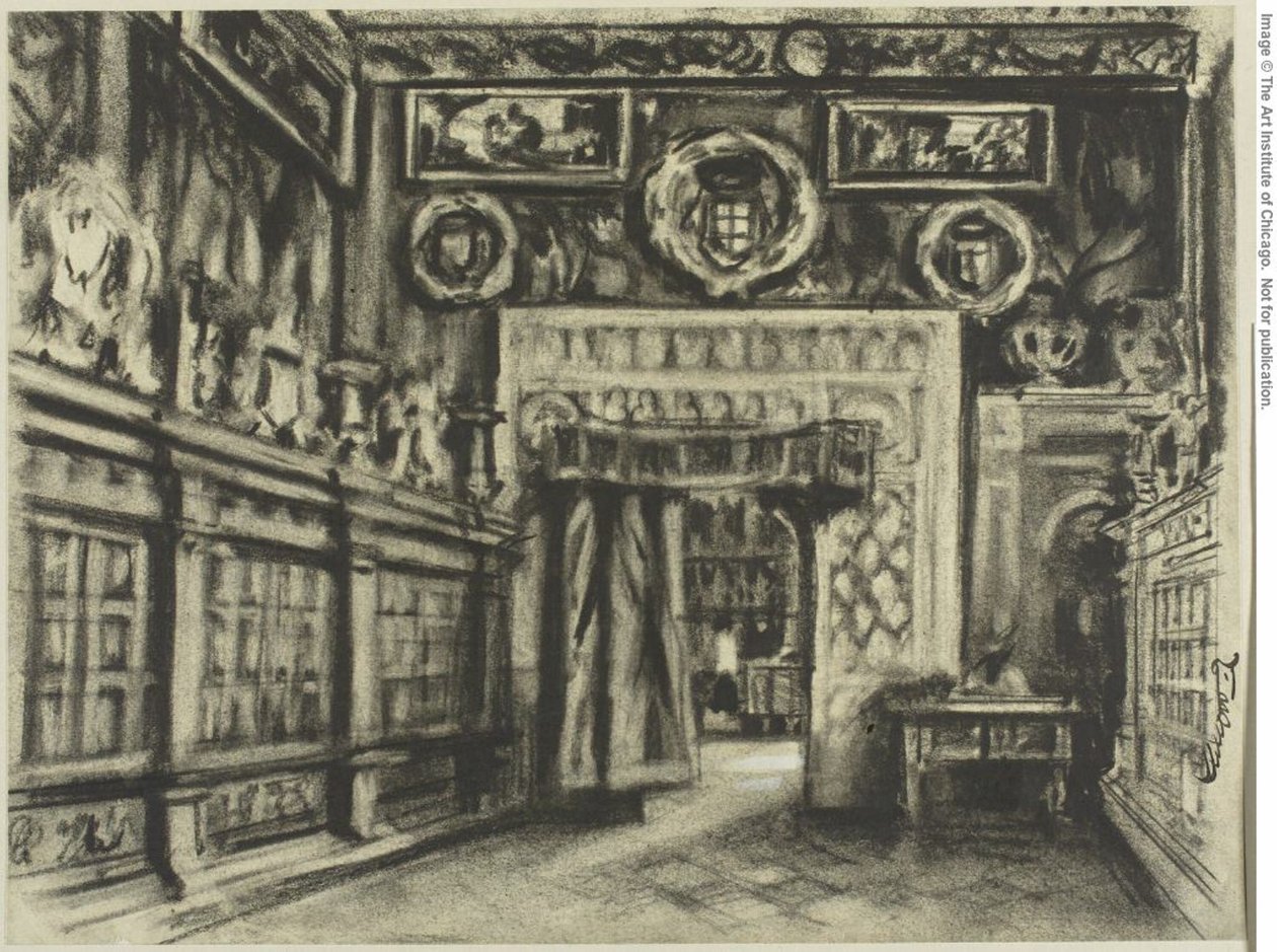 Kapitelhuset, Toledo-katedralen af Joseph Pennell