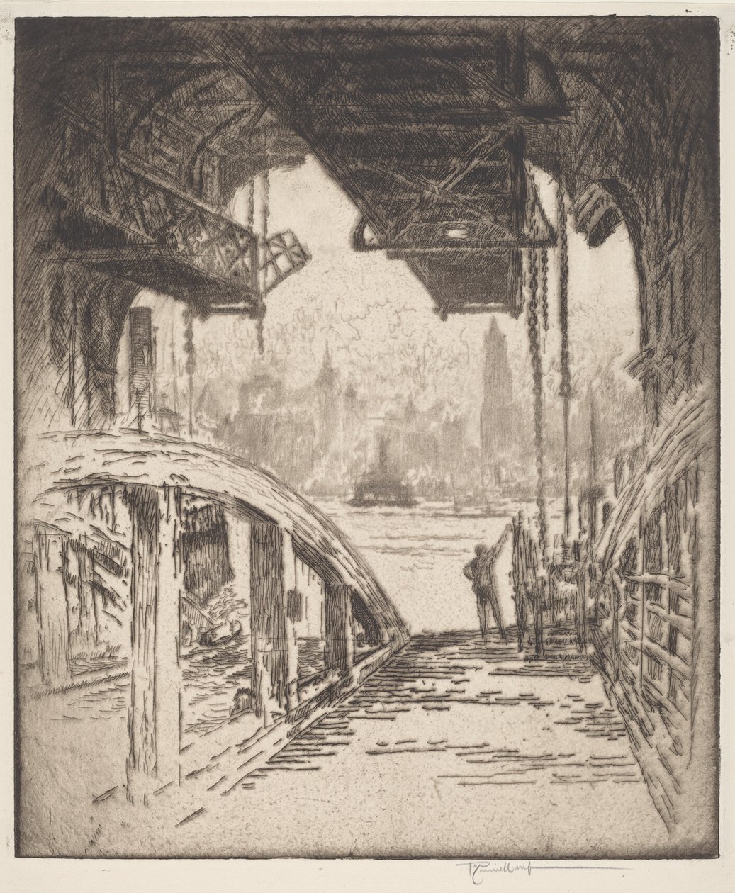Færgehuset af Joseph Pennell