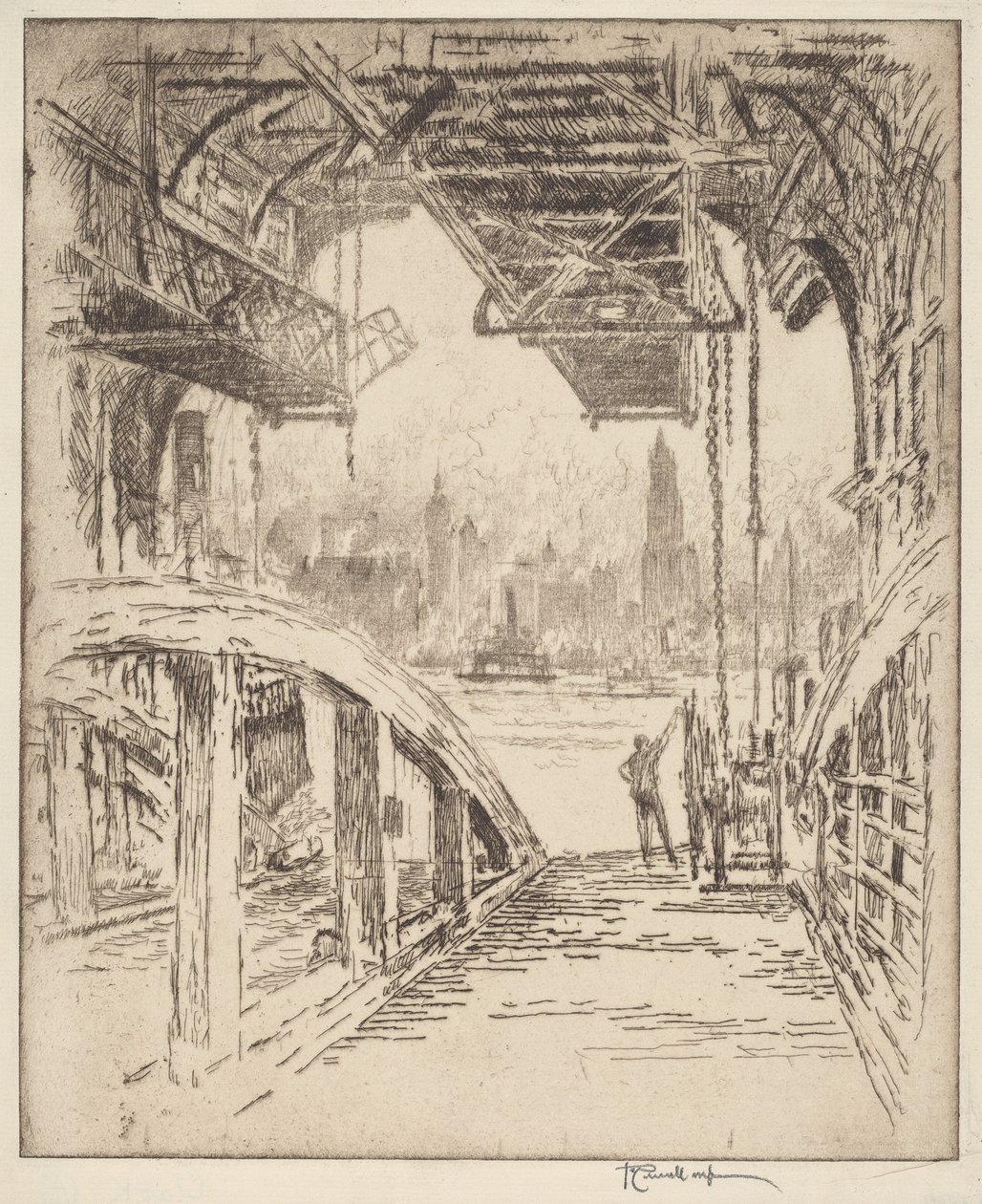 Færgehuset af Joseph Pennell