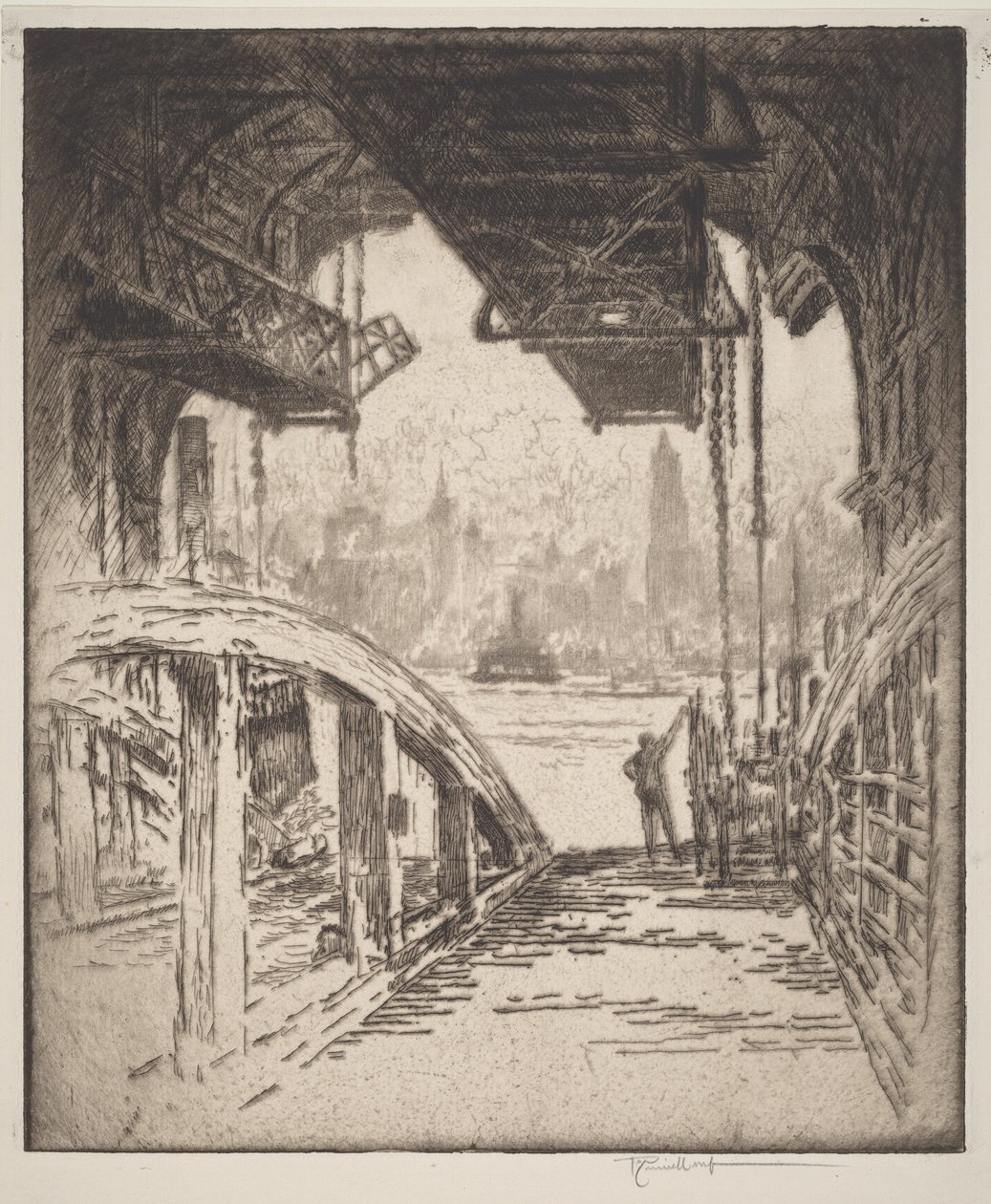 Færgehuset af Joseph Pennell