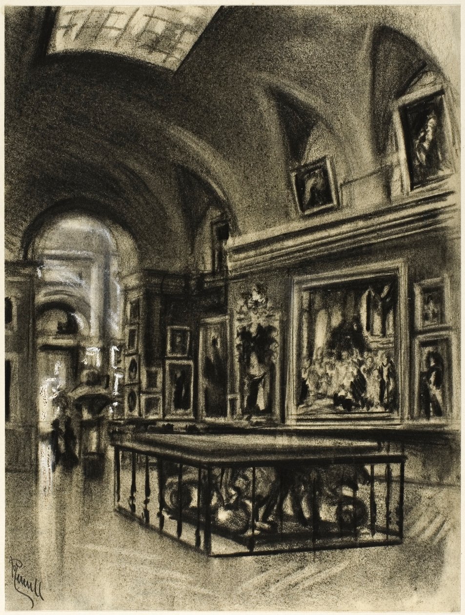 Det store galleri i Prado af Joseph Pennell