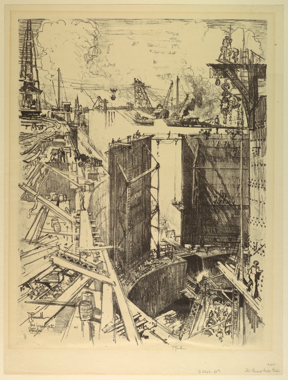 Vagtporten, Gatun af Joseph Pennell