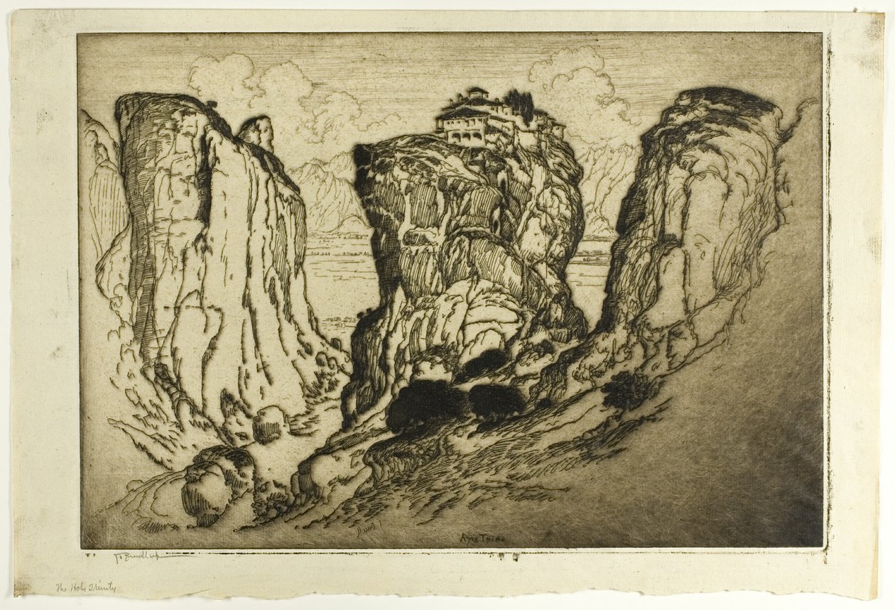 Den hellige treenighed af luftslottene af Joseph Pennell