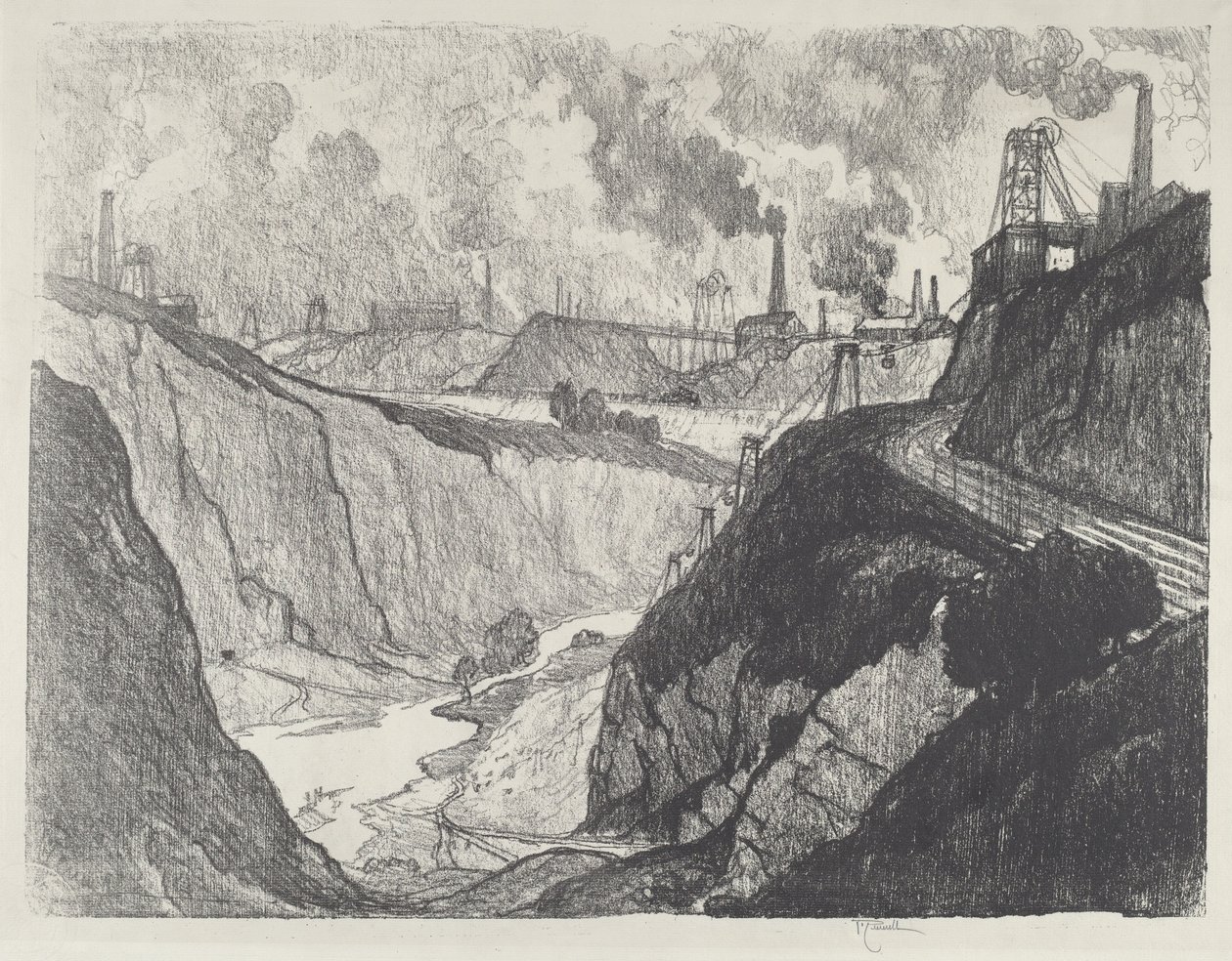 Jernminen af Joseph Pennell