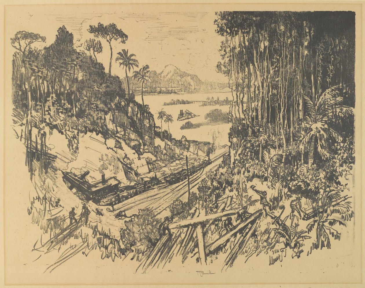 Jungle, 1912 af Joseph Pennell