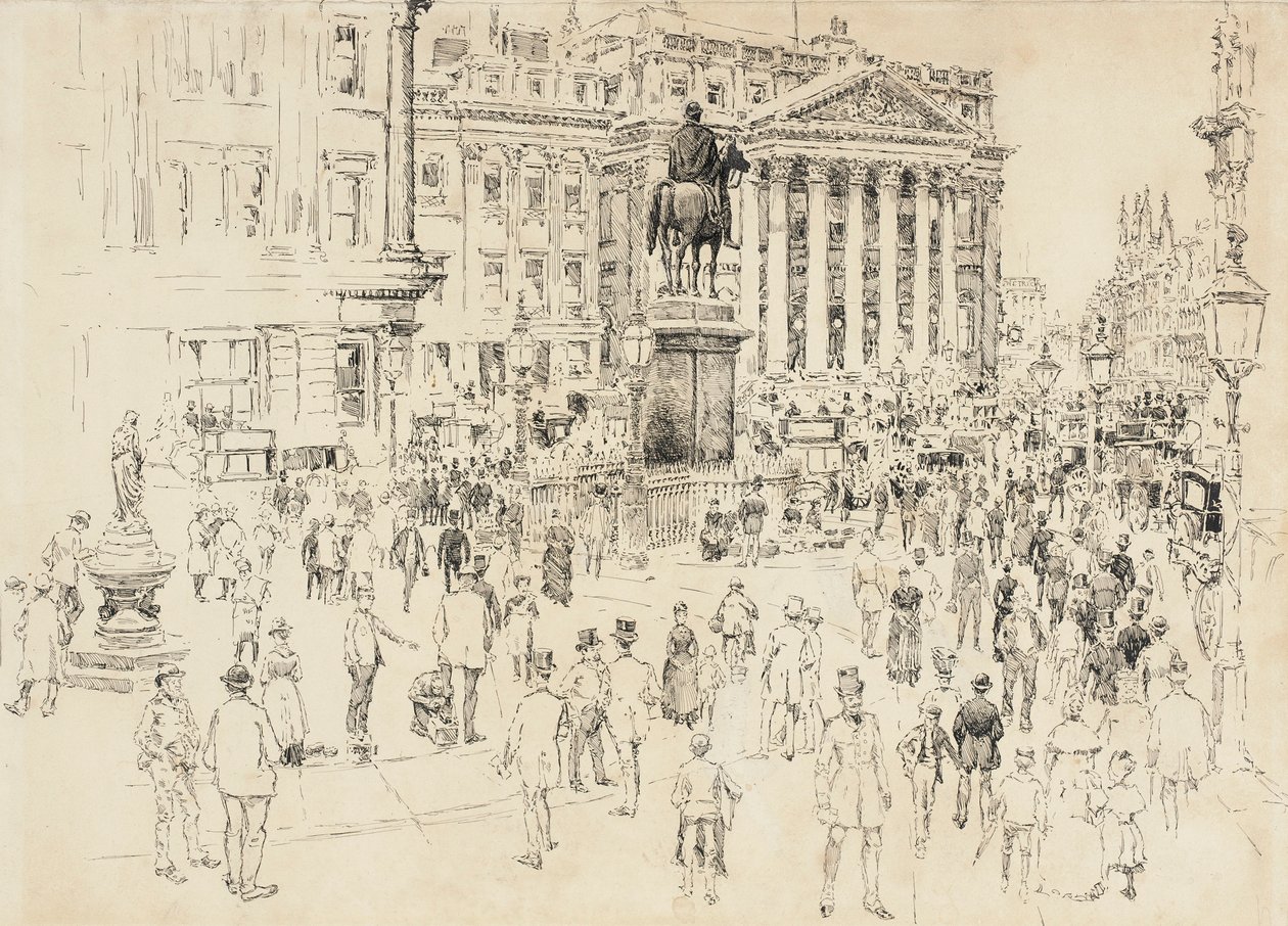 Mansion House, Lord Mayors residens af Joseph Pennell