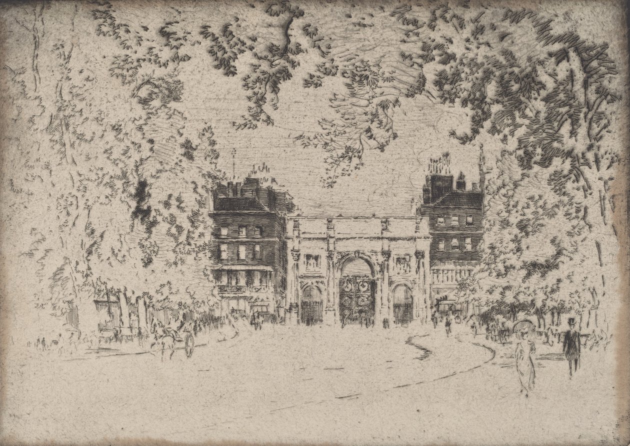 Marmorbuen, 1905. af Joseph Pennell