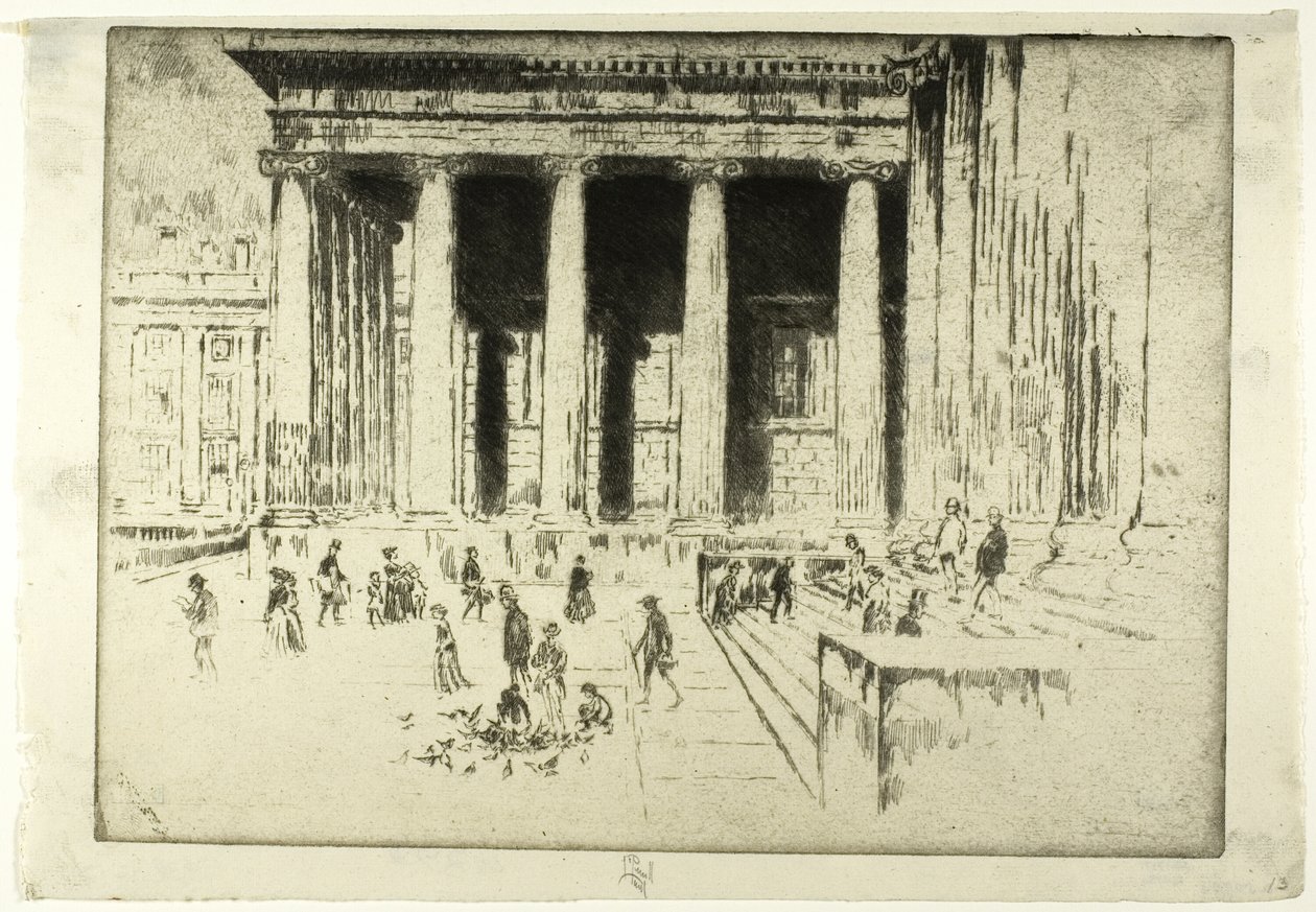 The Steps, British Museum af Joseph Pennell