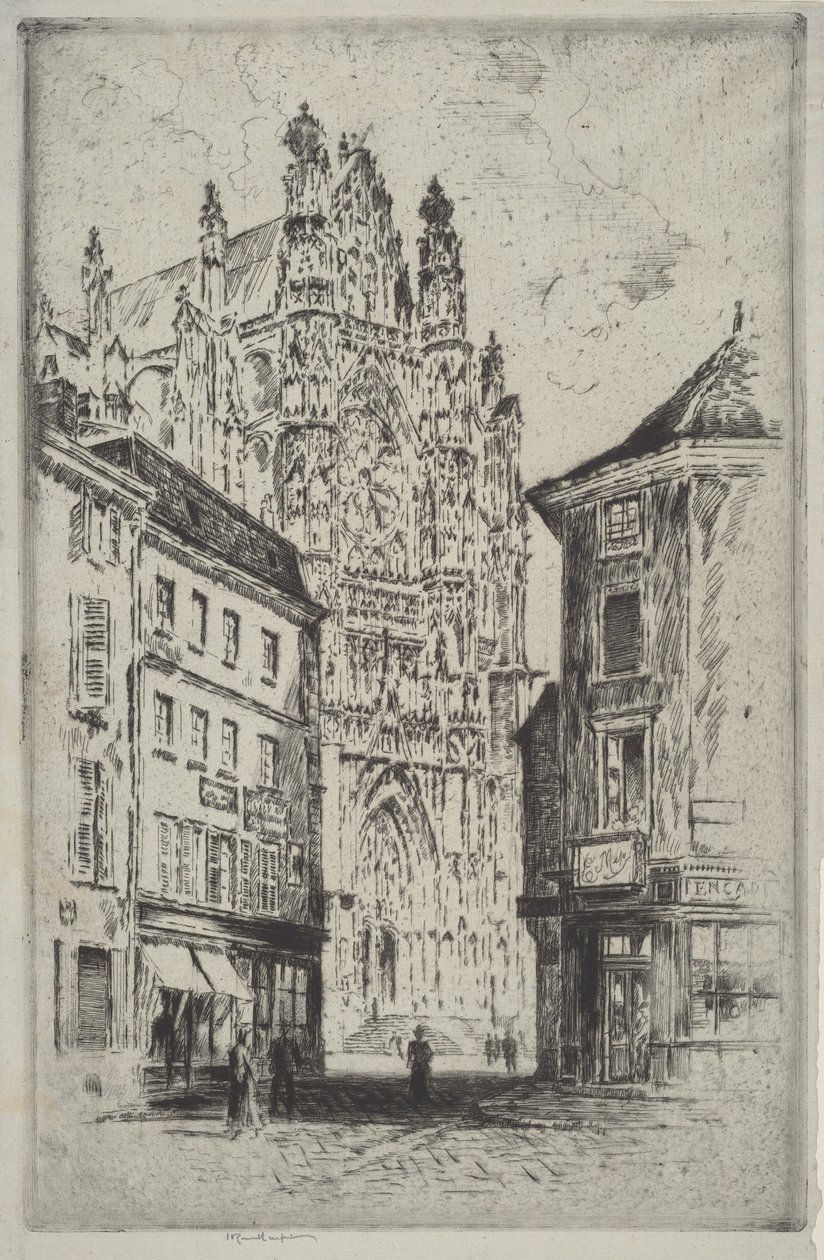 Tværskibet, Beauvais af Joseph Pennell