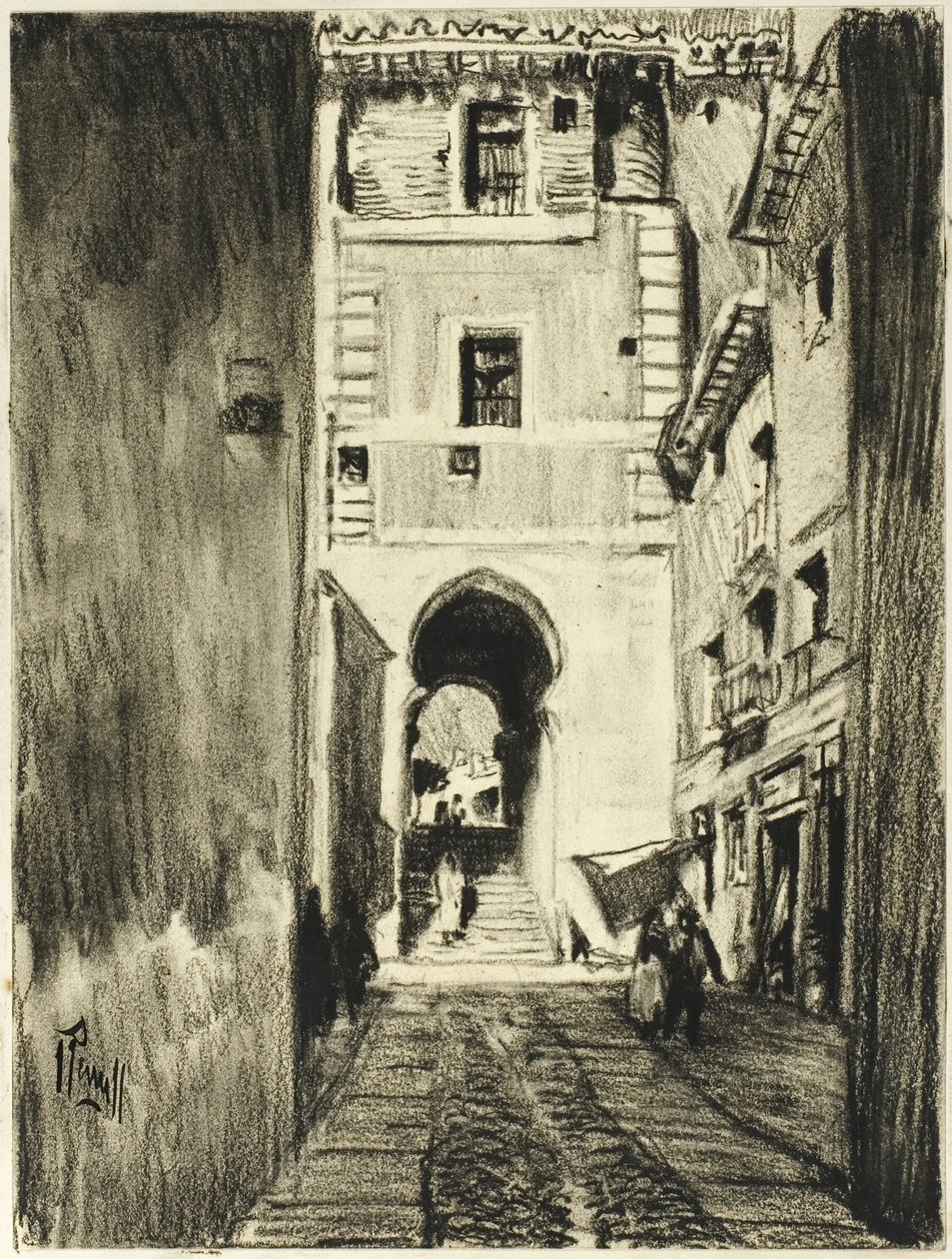 Toledo af Joseph Pennell