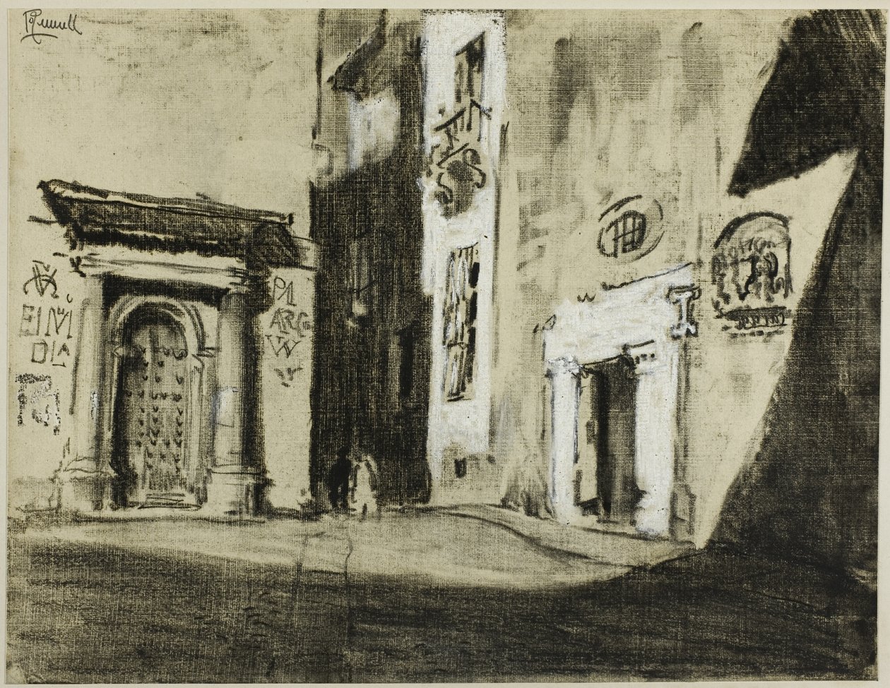 Toledo gader af Joseph Pennell