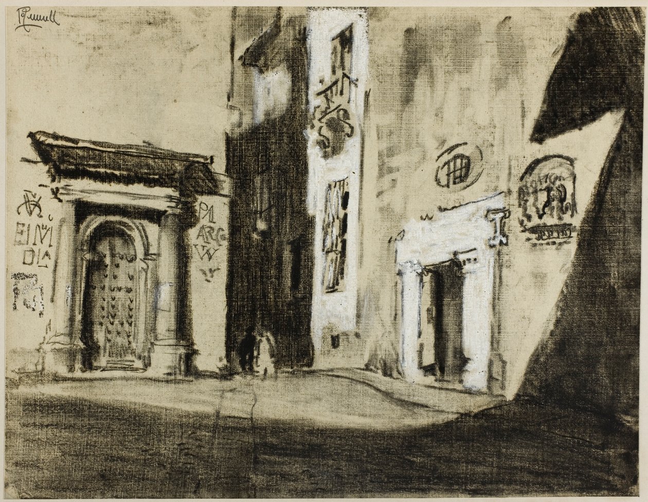 Toledo gader af Joseph Pennell