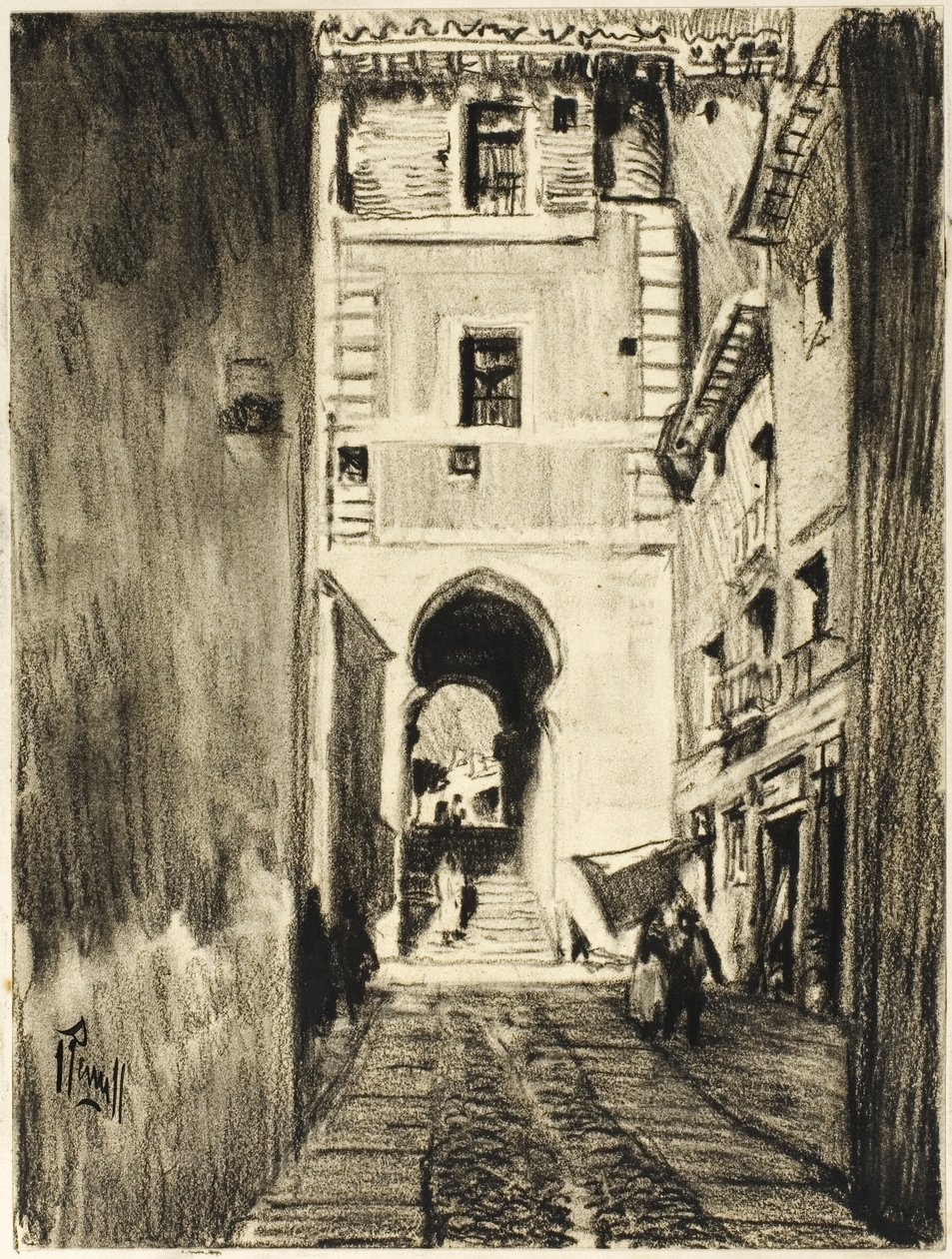 Toledo af Joseph Pennell