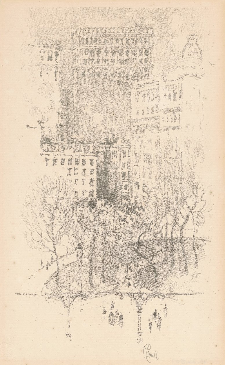 Union Square af Joseph Pennell