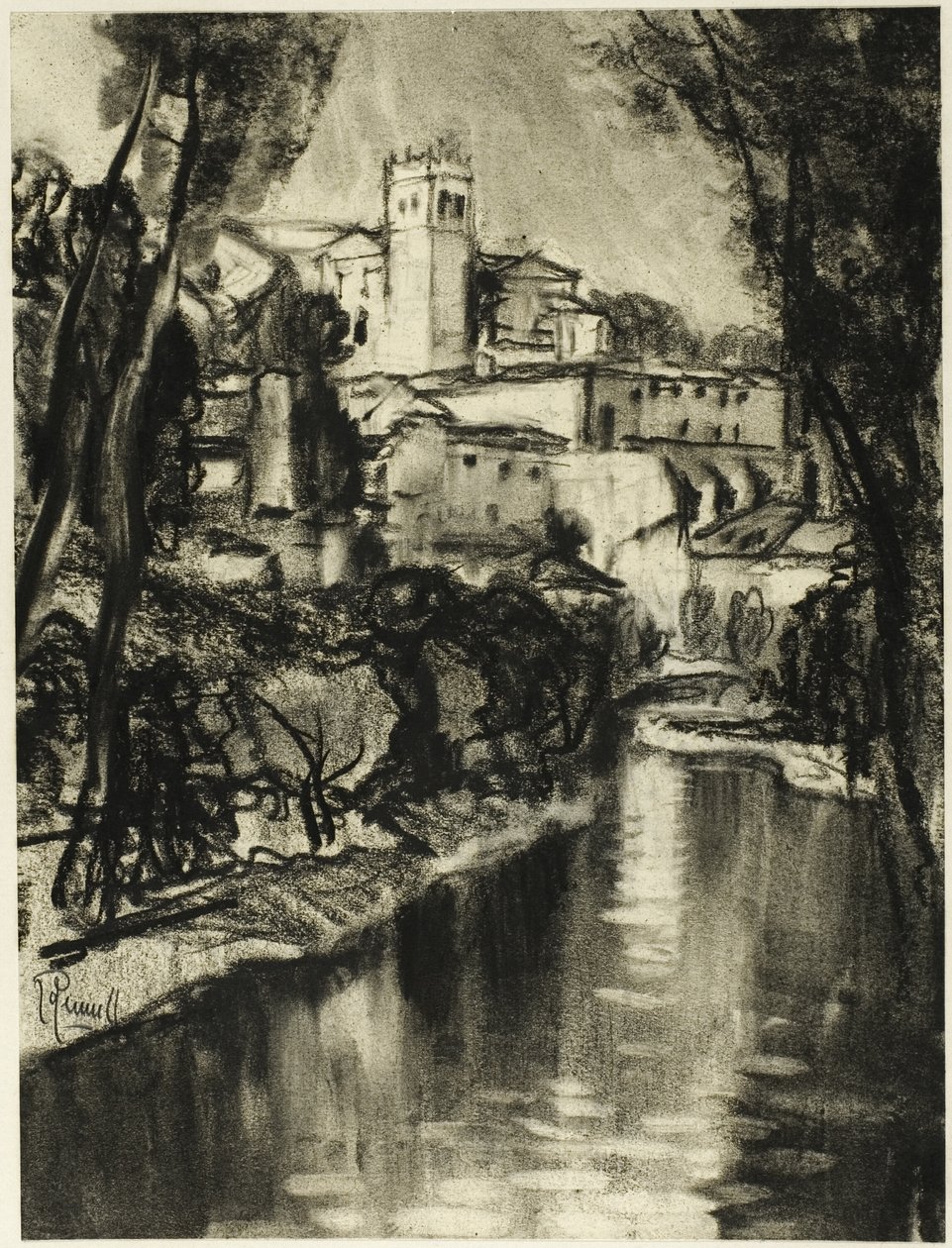 Vi passerede ... Parralen af Joseph Pennell