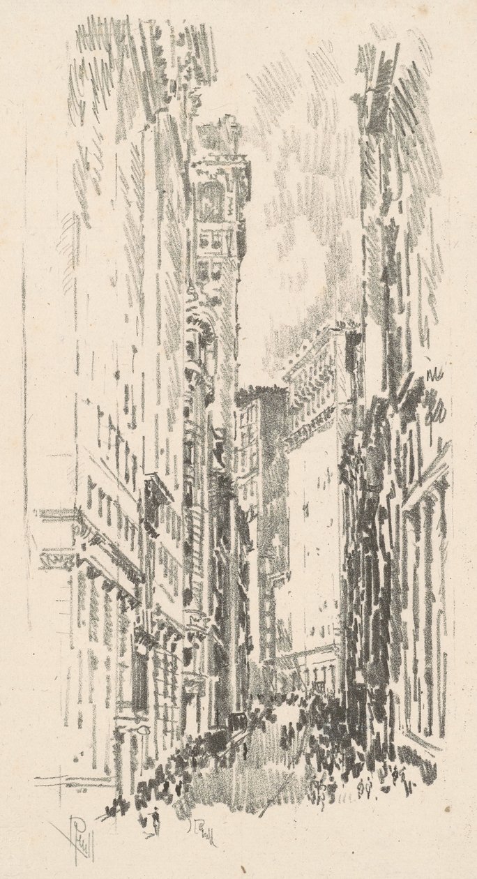 William Street af Joseph Pennell