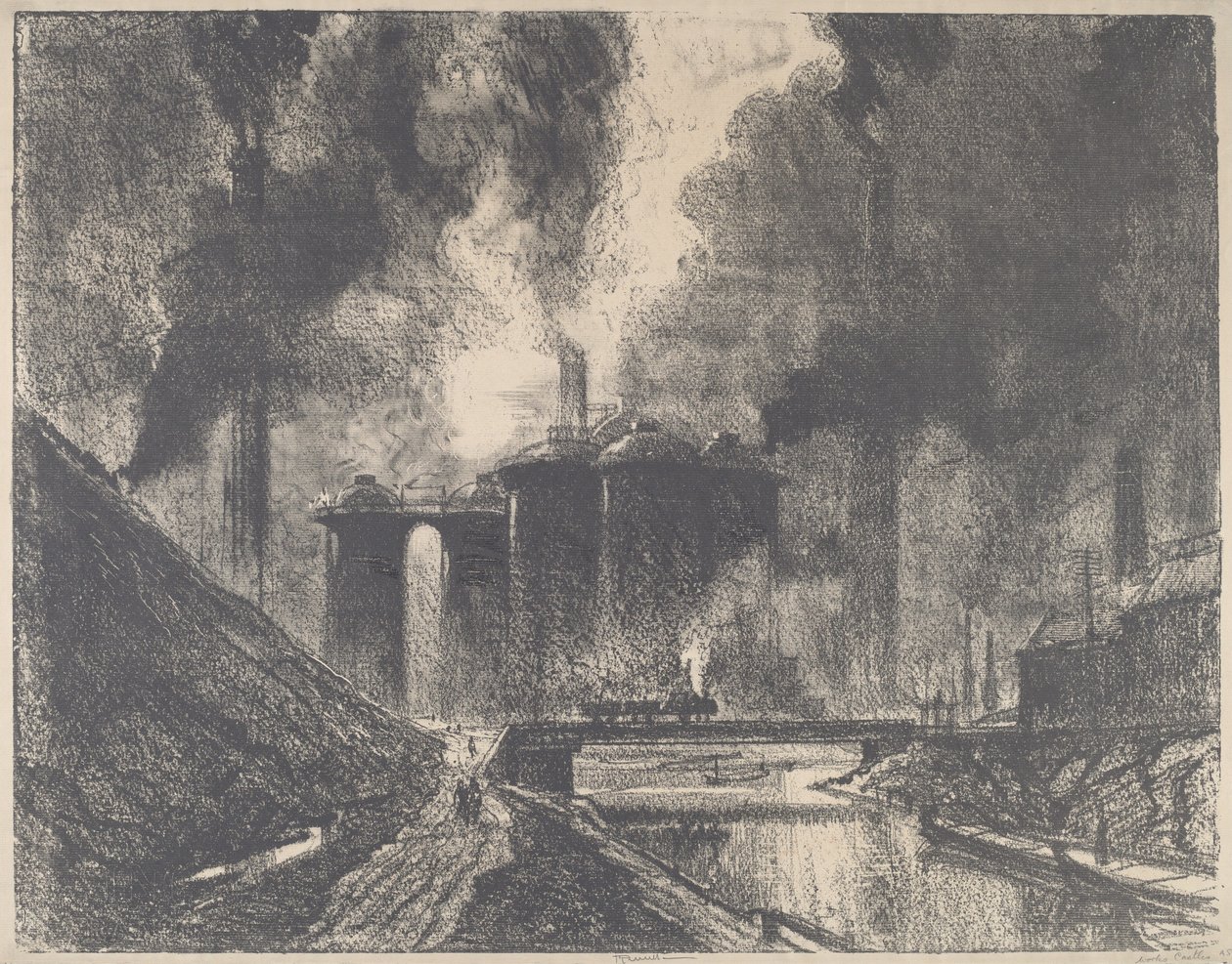 Arbejdsborge, Wolverhampton af Joseph Pennell