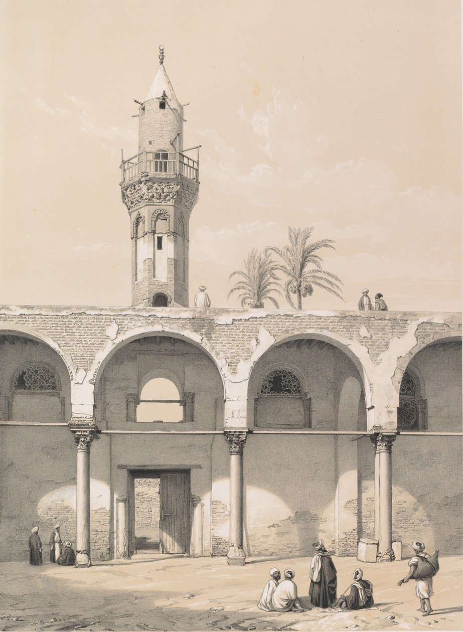 4. Amrou moske, Kairo, 1843. af Joseph Philibert Girault De Prangey