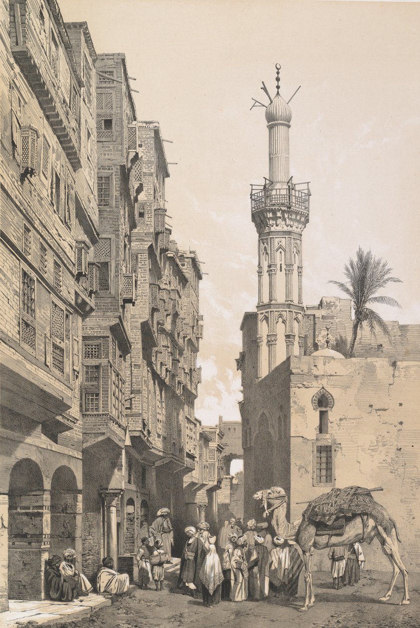 88. En gade i Rosette, 1843. af Joseph Philibert Girault De Prangey