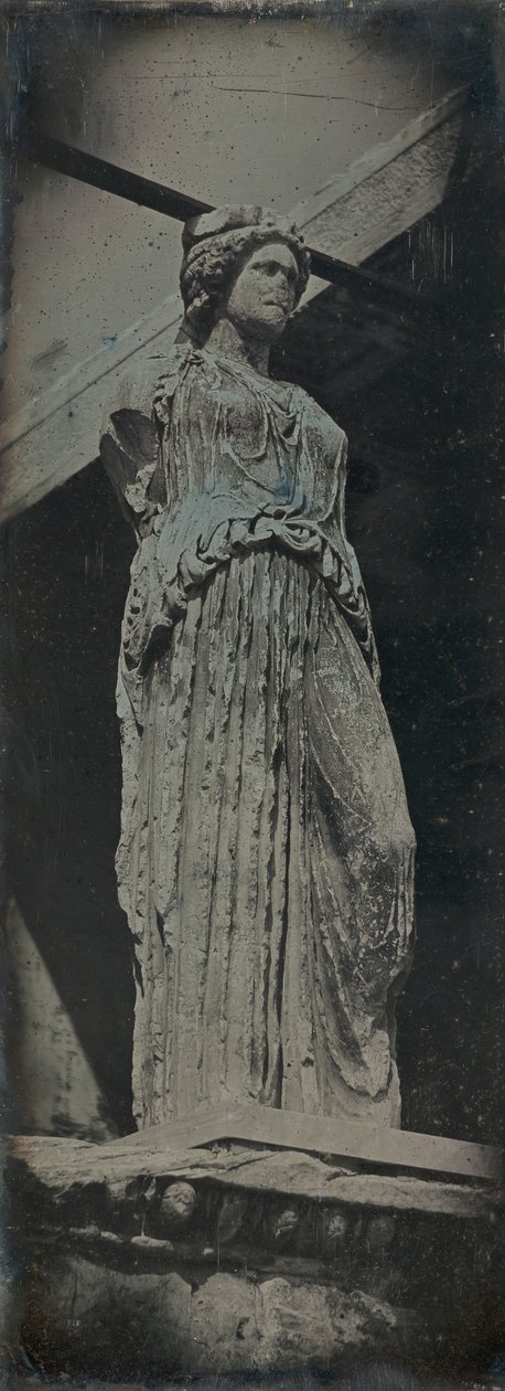Caryatid, Erechtheion, Athen, 1842. af Joseph Philibert Girault De Prangey