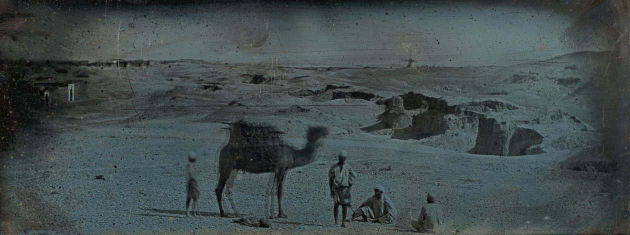 Ørken nær Alexandria, 1842. af Joseph Philibert Girault De Prangey