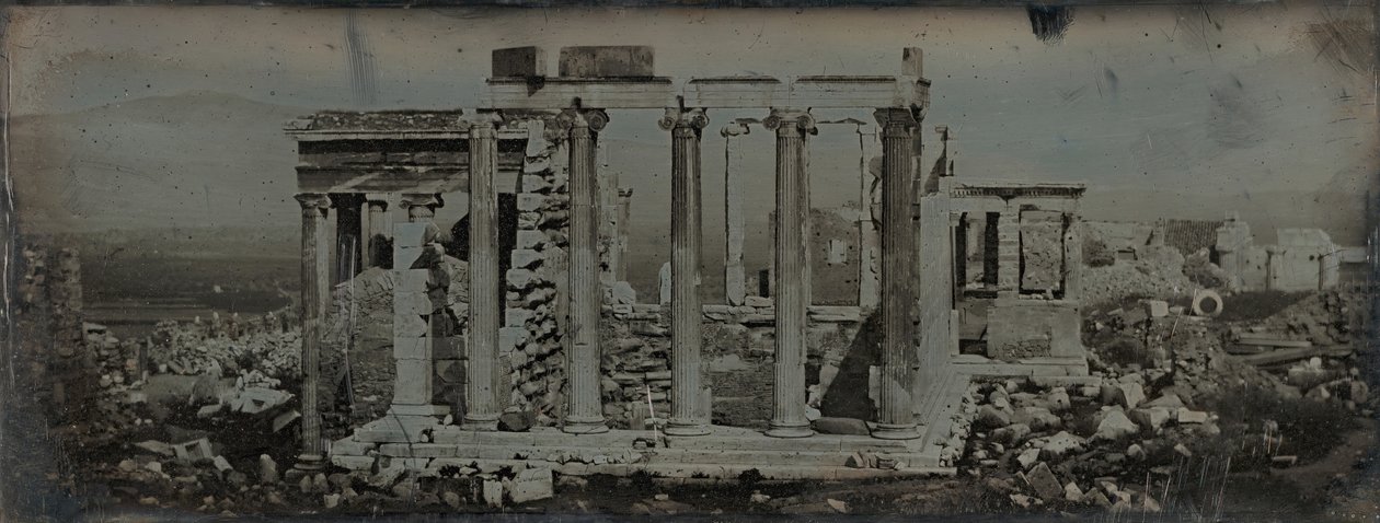 Erechtheion, Athen, 1842. af Joseph Philibert Girault De Prangey