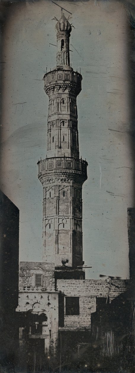 Grand Minaret, Alexandria, 1842. af Joseph Philibert Girault De Prangey