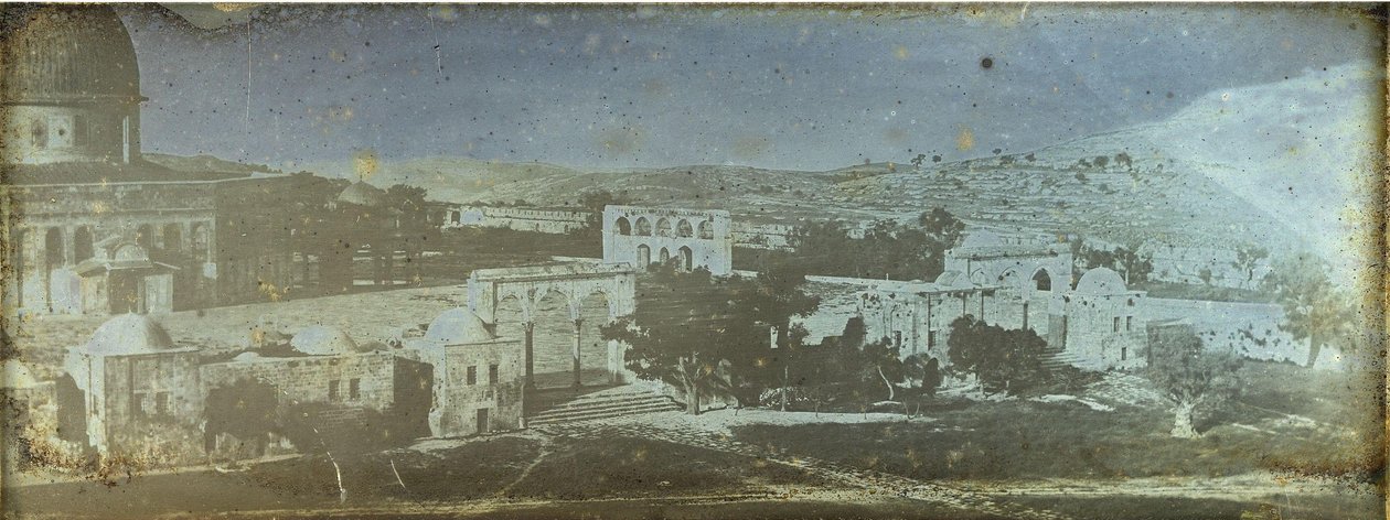 Jerusalem: Klippemoskeen af Joseph Philibert Girault De Prangey