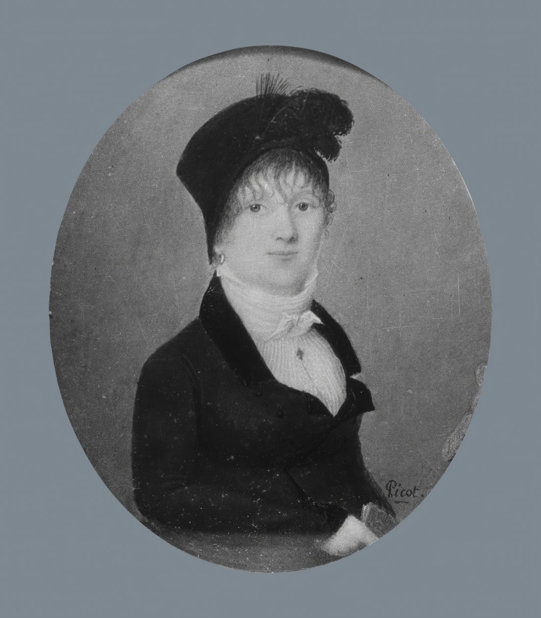 Portræt af en dame, ca. 1808. af Joseph Pierre Picot de Limoelan de