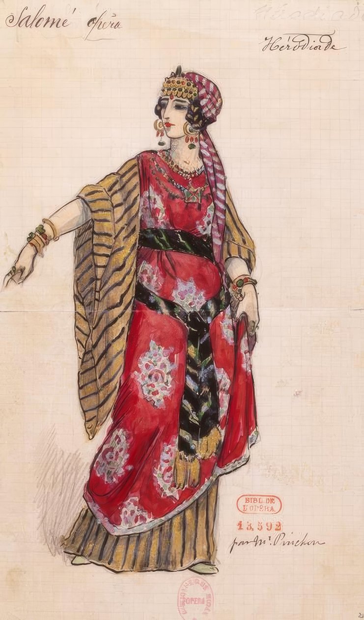 Herodias af Joseph Porphyre Pinchon
