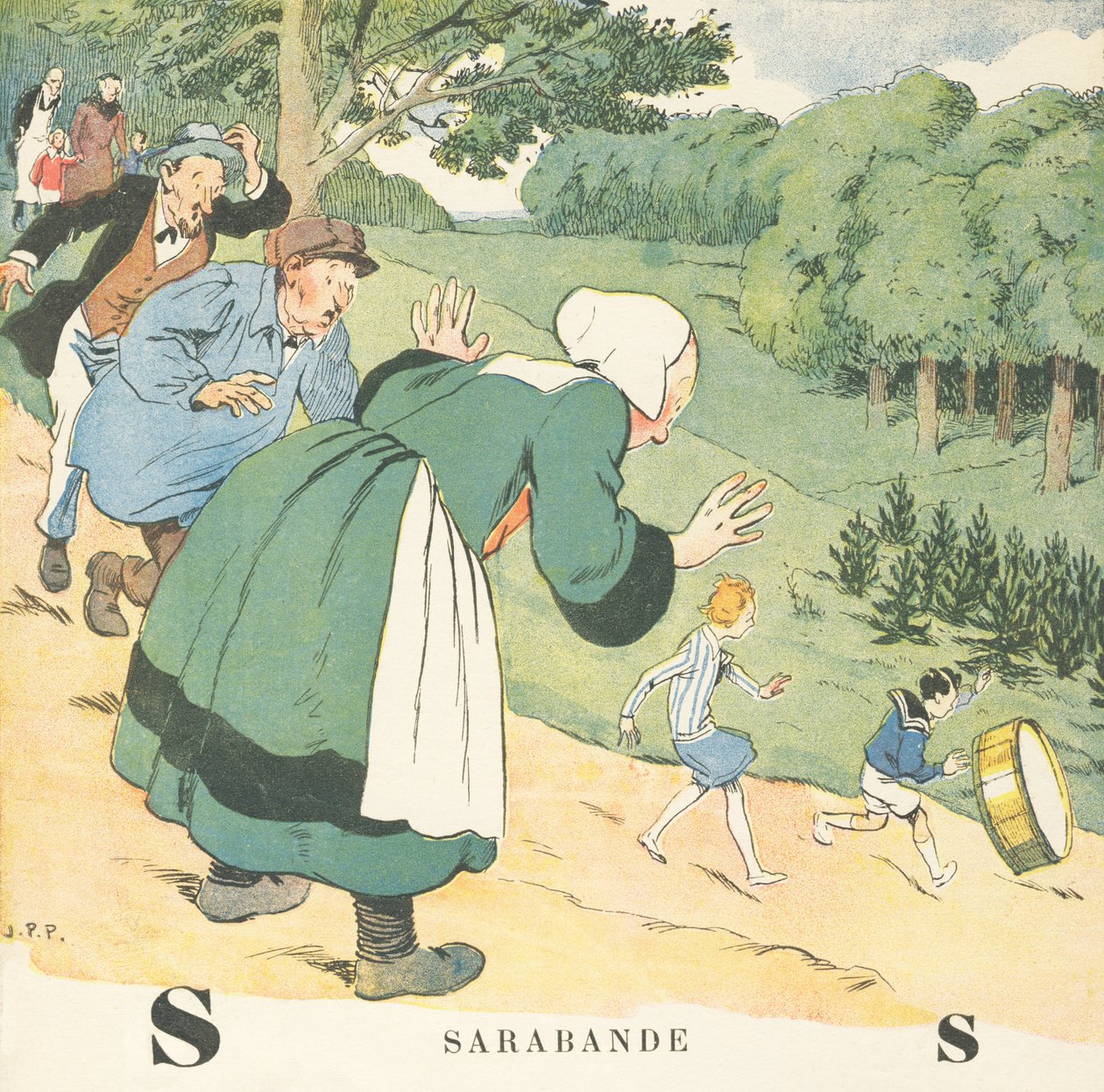 S: Sarabande af Joseph Porphyre Pinchon