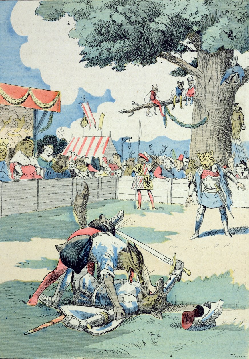 Kampen mellem Renard og Ysengrin, fra 
