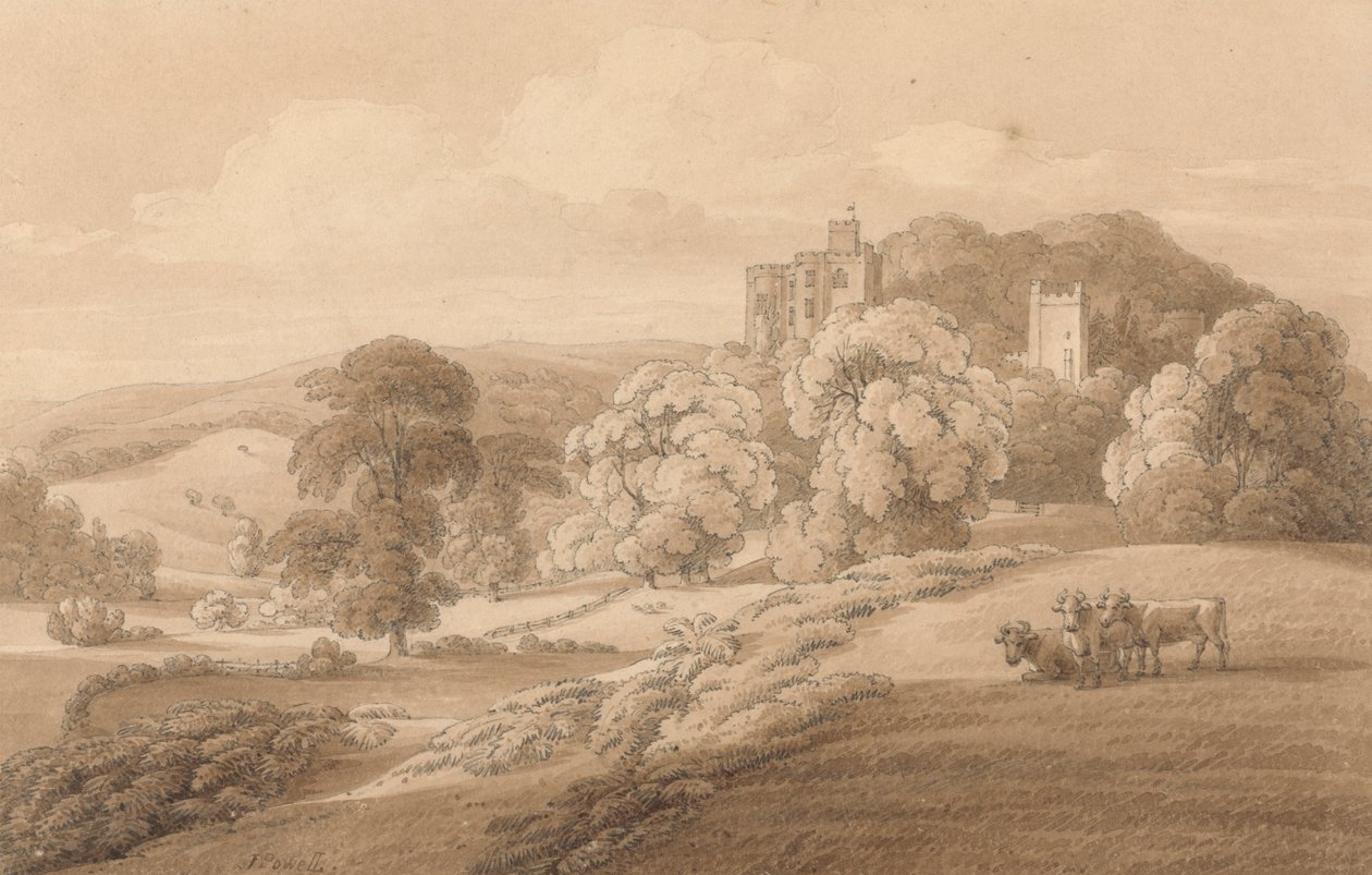 Dunster Castle, Somerset af Joseph Powell
