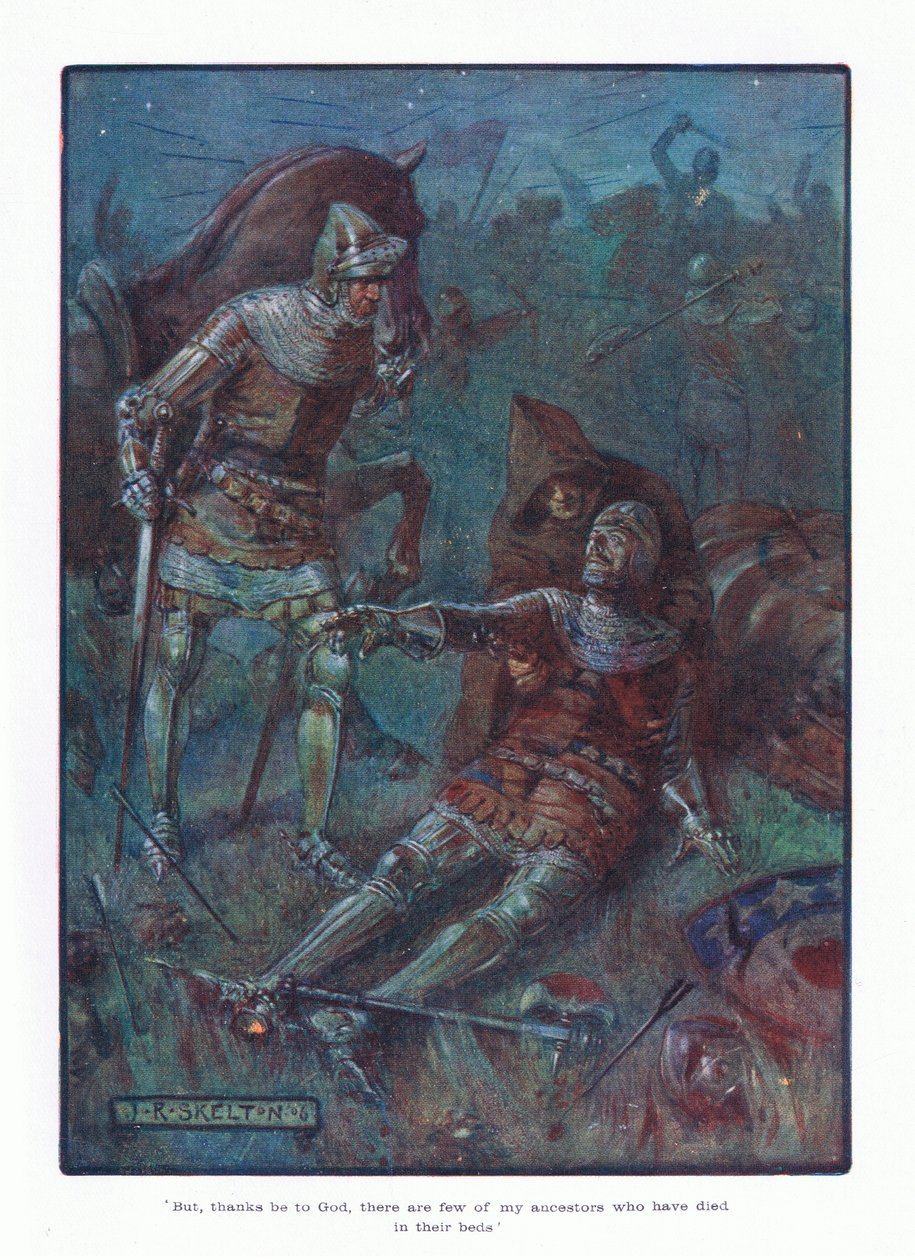 Men gudskelov, der er få af mine forfædre, der er døde i deres senge, 1910 af Joseph Ratcliffe Skelton