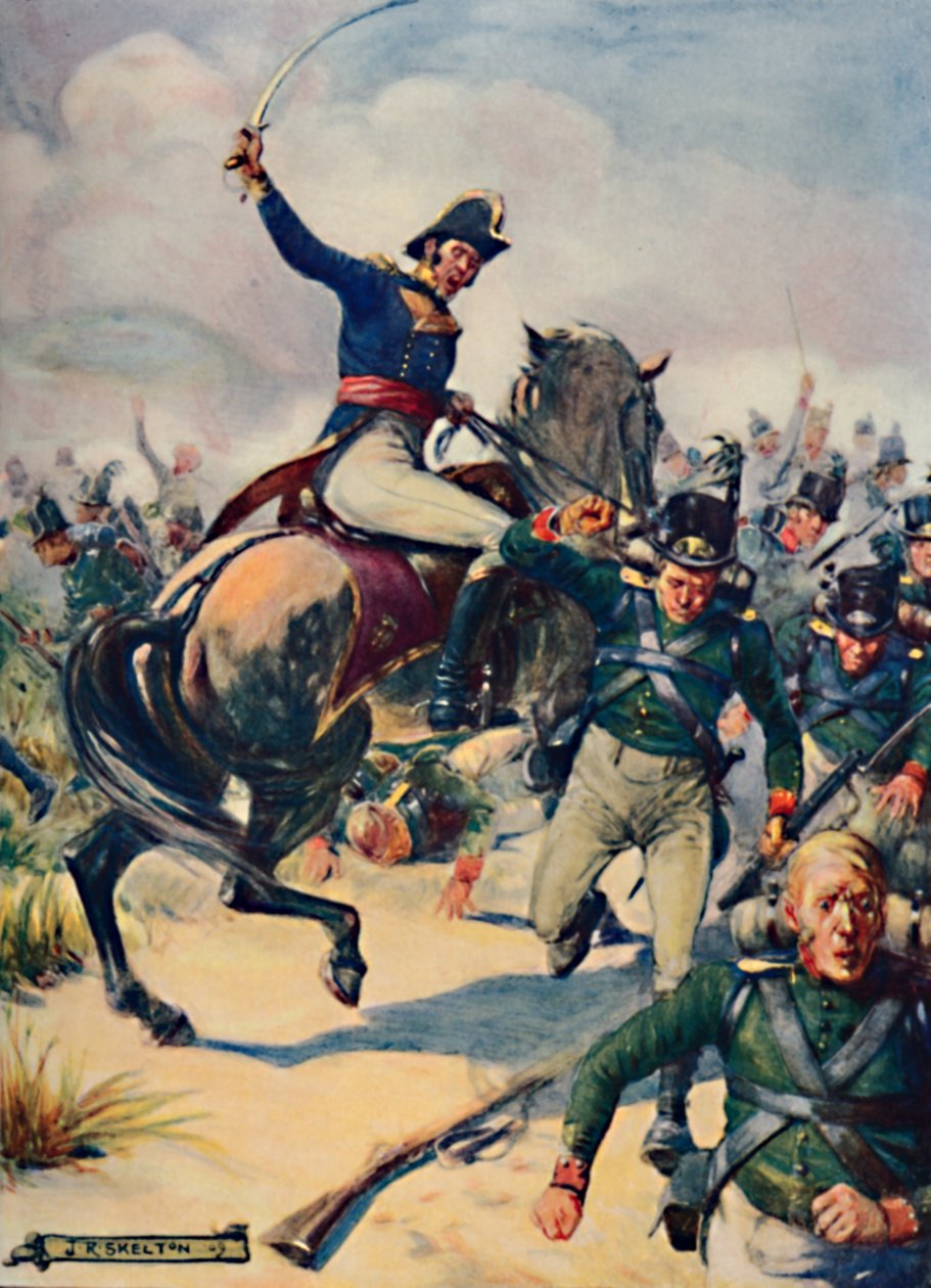 General Janssens ved slaget ved Blaauwberg, 1909 af Joseph Ratcliffe Skelton