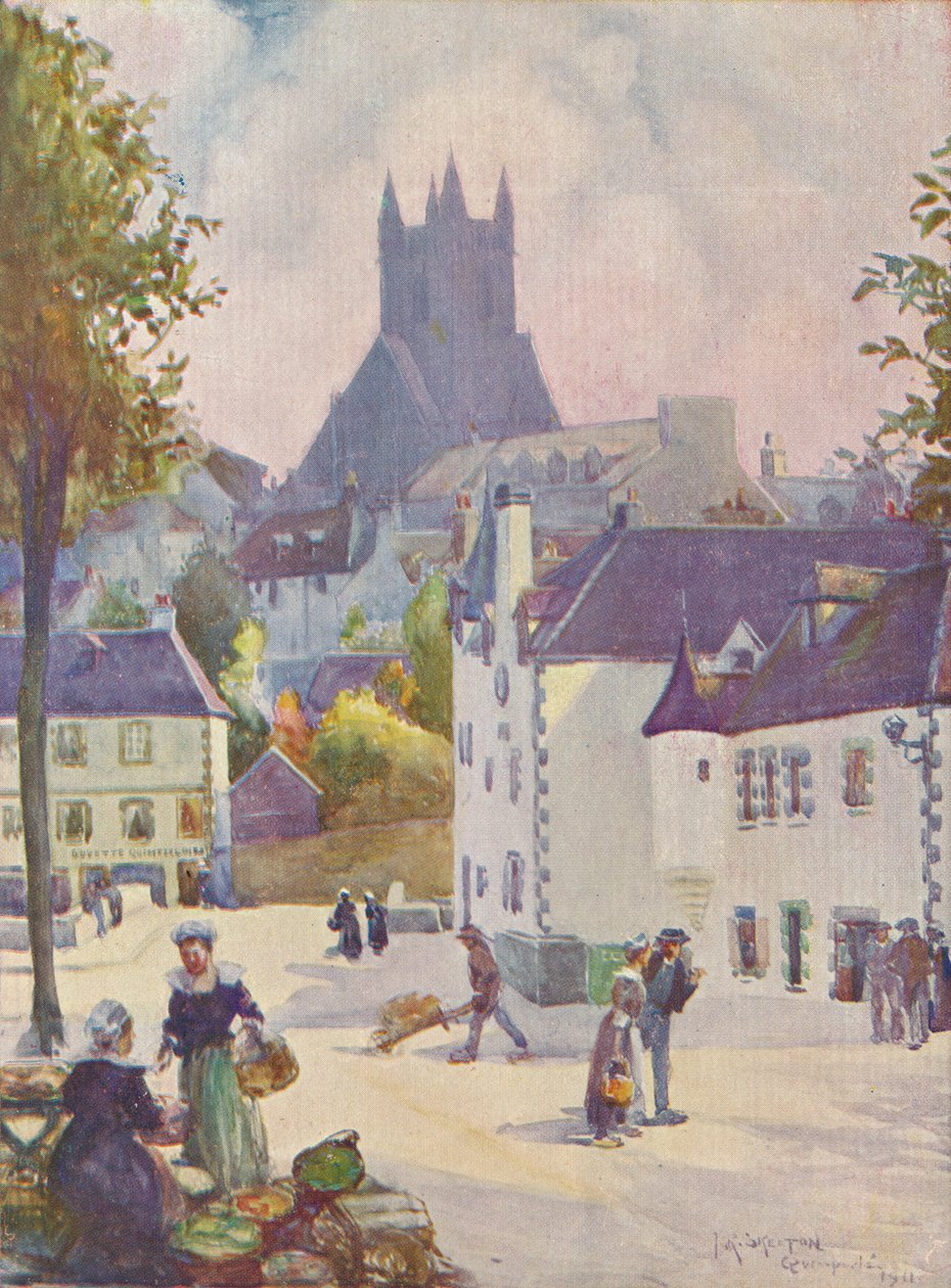 Forår i Bretagne Quimperlé, 1911, 1913 af Joseph Ratcliffe Skelton
