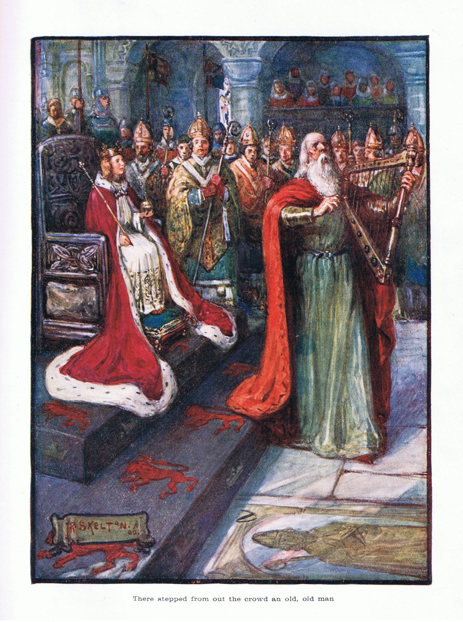 Der trådte ud af mængden og gamle, gamle mand, 1910 af Joseph Ratcliffe Skelton