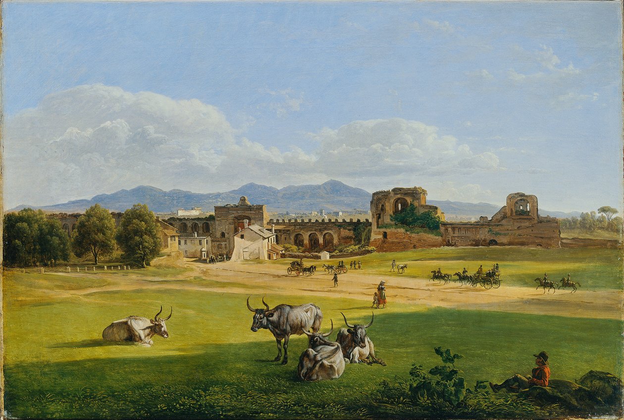 Porta San Giovanni mod Frascati af Joseph Rebell