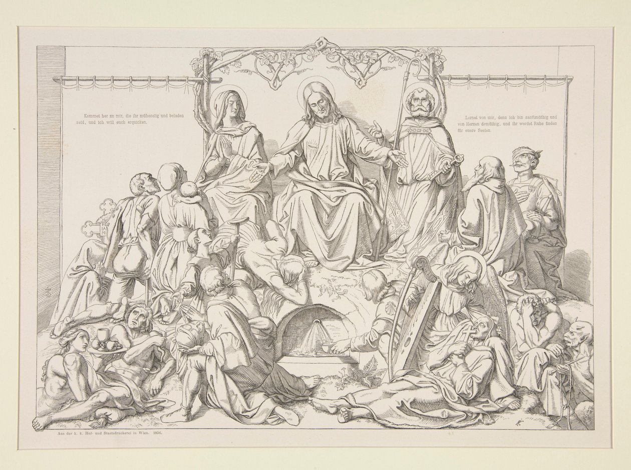 Forside for vor tid (serie af 12) af Joseph Ritter von Führich