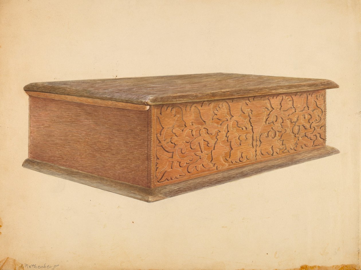 Skrivebordsboks, ca. 1937. af Joseph Rothenberg