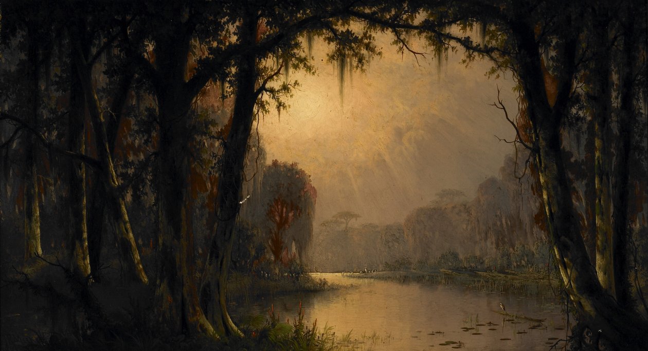 Bayou Teche, Louisiana af Joseph Rusling Meeker