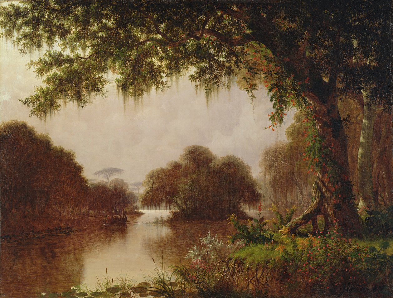 Sump på Mississippi, 1871 af Joseph Rusling Meeker